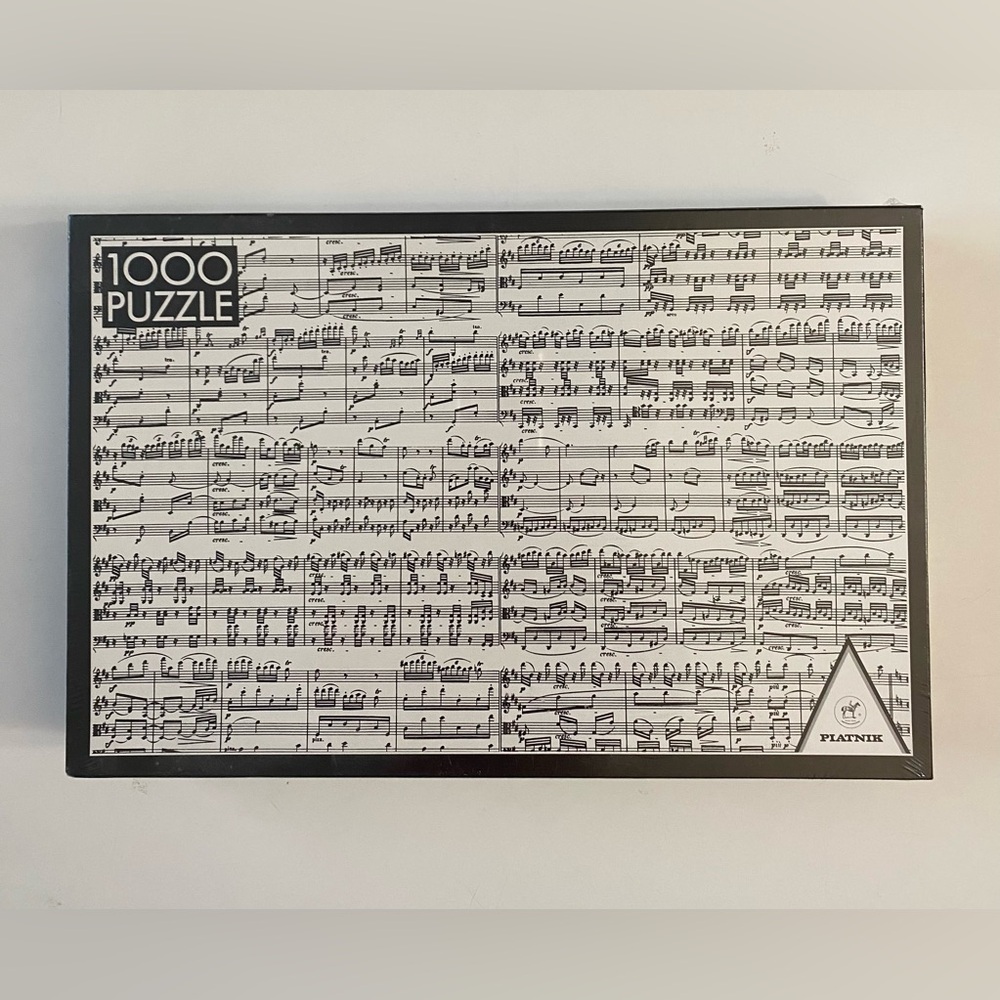 Musical Notes 1000 Piece Jigsaw Puzzle Piatnik New Sealed unopened BOX